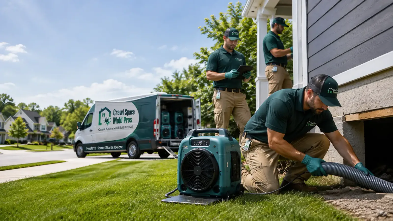 Crawl Space Mold Removal in Douglas, MI